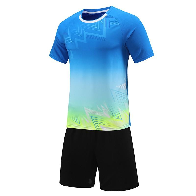 Unisex Badminton Shirt Shorts Set Kids Table Tennis Sports Wear Athletic Top Bottom