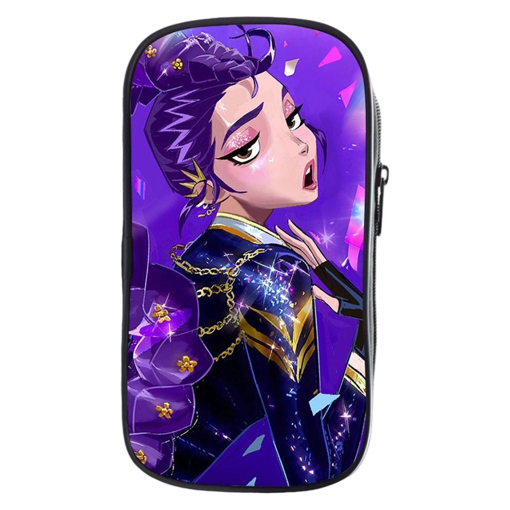 KPOP Девочки Мультяшный Пенал Пенал для Начальной Школы Сумка для Канцелярских Принадлежностей Детский Пенал Аниме Принт