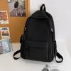 Сплошной цвет, студенческий рюкзак большой емкости, школьный рюкзак для младших и старших классов, женская школьная сумка