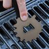 Портативные металлические решетки для барбекю Очиститель решетки Скребок для гриля-духовки Скребок Открывалка для бутылок Кухонный инструмент для барбекю