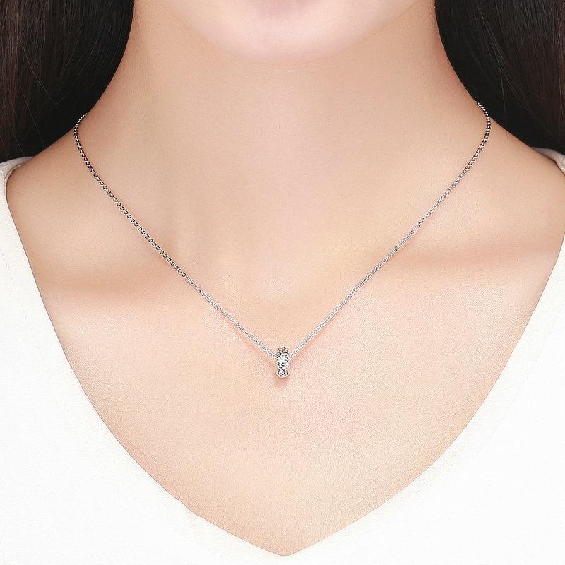 BAMOER из чистого серебра 925 пробы, металлические бусины с цветком лилии, милые теплые подарочные подвески, подходят для оригинального браслета, ожерелья