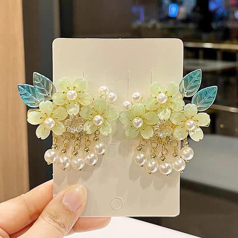 Китайские заколки для волос в стиле принцессы с кисточками - Аксессуары для волос Ханфу в древнем стиле для женщин и девочек