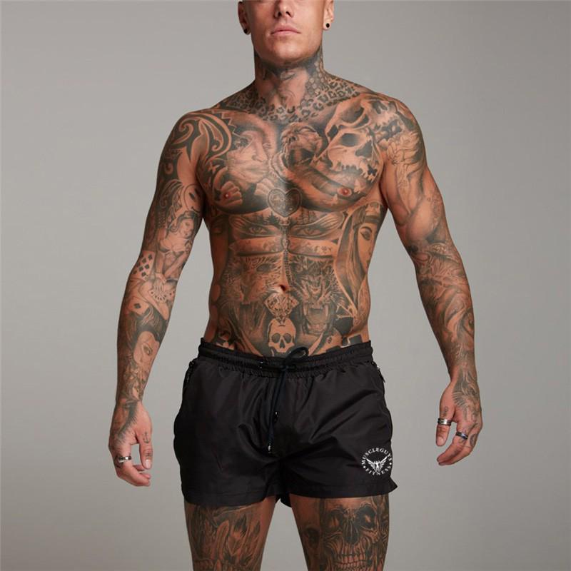 Muscleguys Mens Short Shorts Beach Board Work Out Training Wear Otdoor Pants