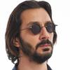 Круглые Солнцезащитные Очки для Мужчин Женщин Ретро Стимпанк Солнечные Очки Мужские Женские Брендовые Дизайнерские Металлическая Рамка Очки Тональные Очки от Солнца