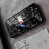 Сине-красный автомобиль Для B-Bmw Логотип SE Чехол для телефона Для IPhone 17 Pro Max 16 15 14 Pro Max 13 11 X Xs Xr 8 7Plus Стеклянная крышка