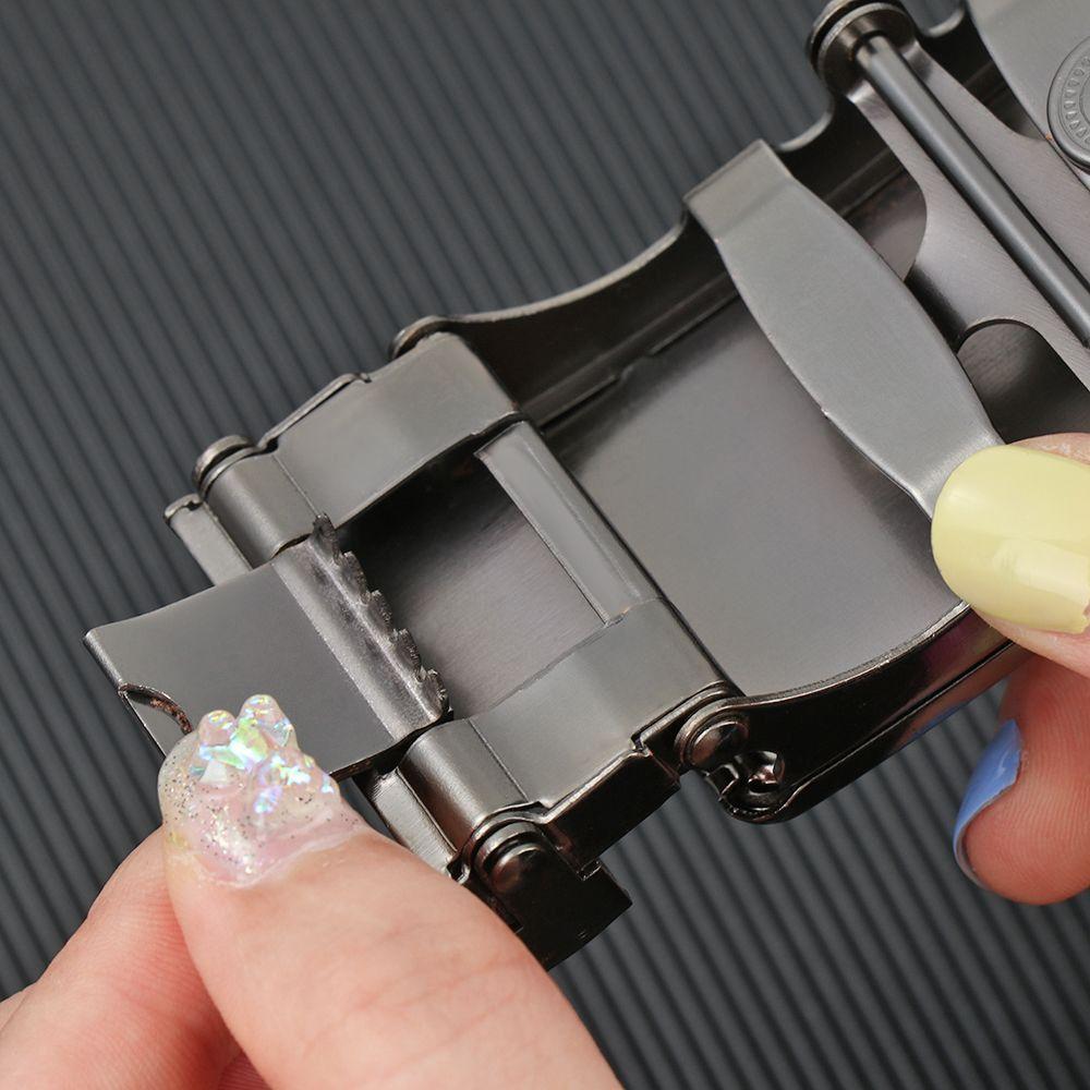 Adjustable Belt Replacement Buckle Iron Automatic Buckle Fashion Men's Belt Head Men