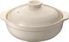 Ishigaki Earthenware Size 8 4502 Direct-fire, Non-spillable Pot, (serves 3-4 People),