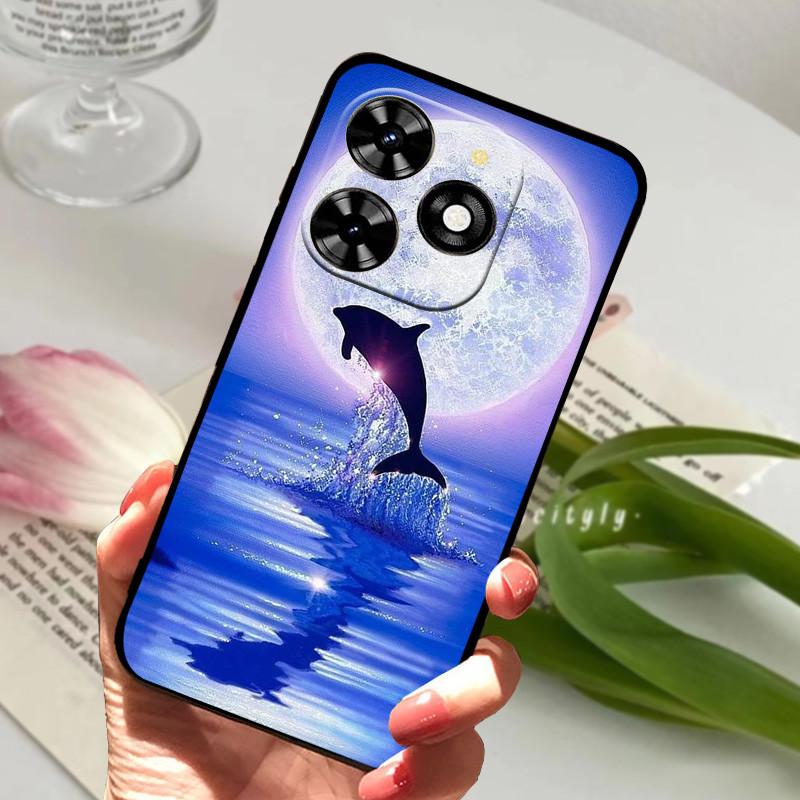 Для Infinix Hot 40 Чехол hot40i X6528B Ударопрочный Мягкий ТПУ Силиконовый Чехол для Телефона Для Infinix Hot 40i Funda Hot40 Pro Capa Мультяшный