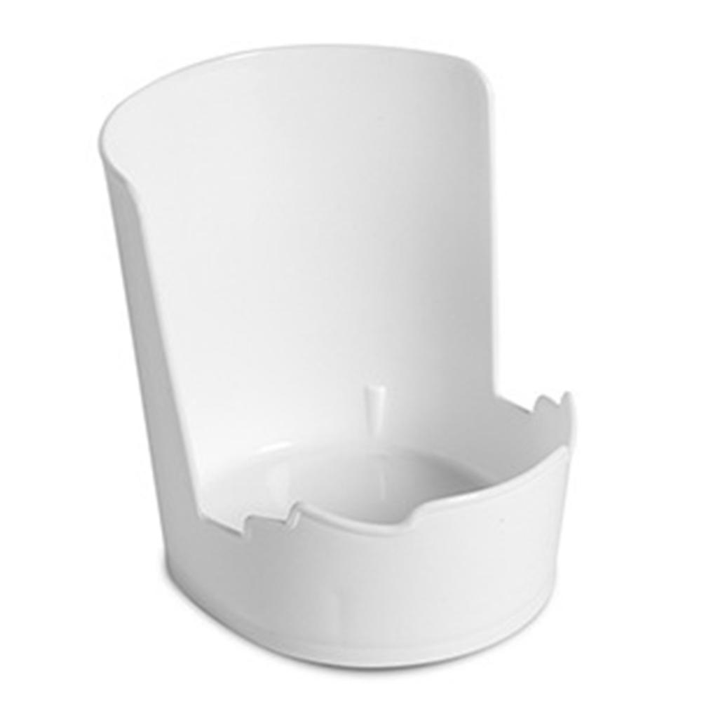 White Storage Rack For Pot Cover Spatula Stable Washable Organiser Holder For Cookware Home