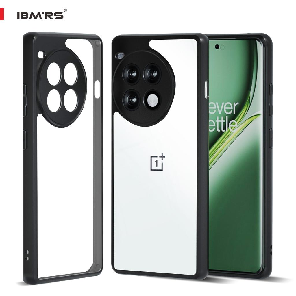 (Comes with wrist strap)IBMRS(Anti-Scratch Dual Coating)Compatible with OnePlus Ace 3 Pro Case , camo Clear Hard Back  Shockproof Protective Cover