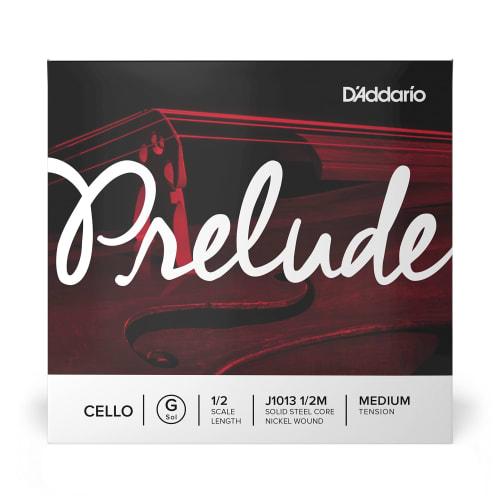 D'Addario Prelude G-String J1013 1/2m Medium Tension Cello Strings
