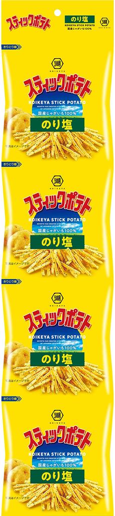 Koikeya 4 Stick Potatoes Seaweed Salt 48g X 12 Bags