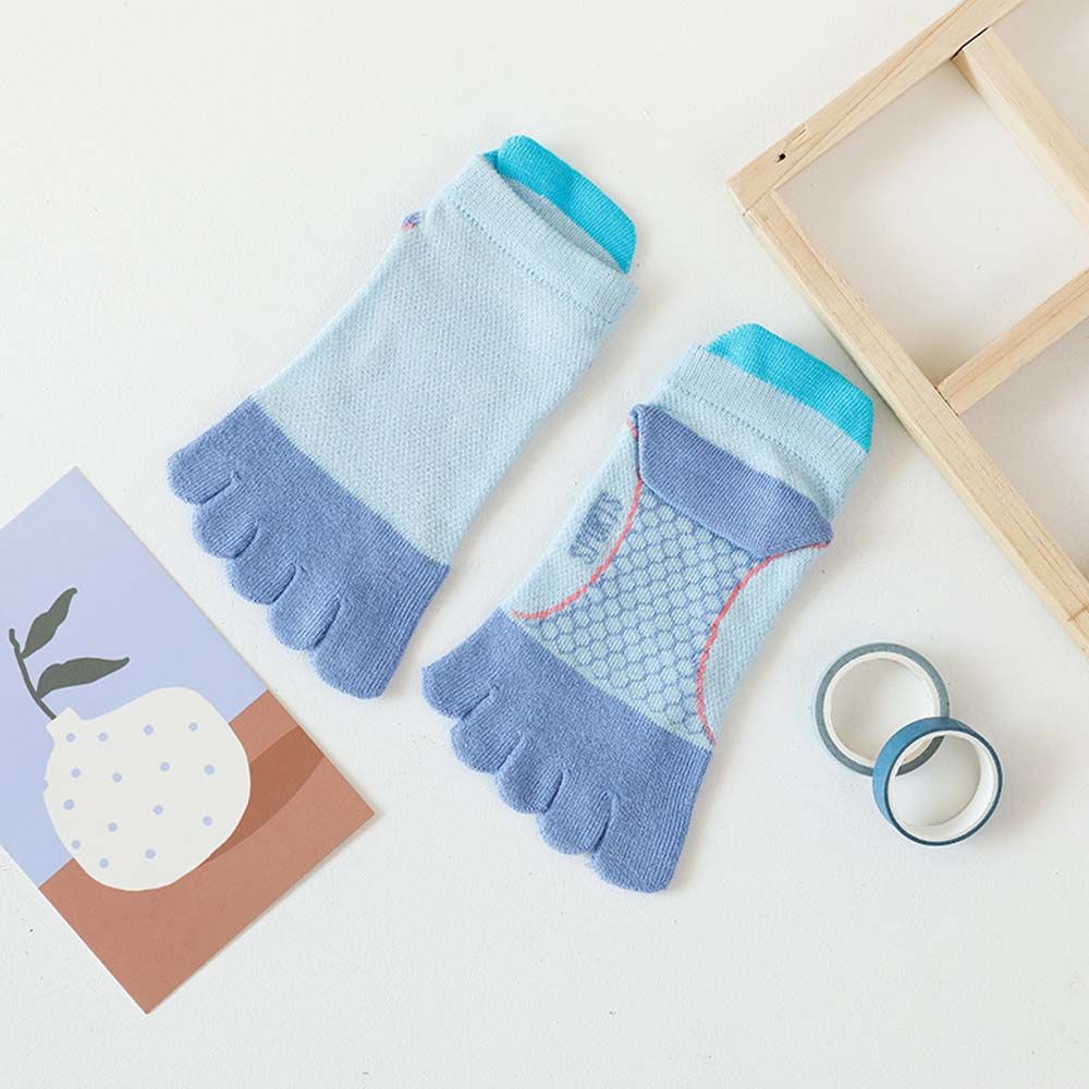 Matching Children Anti-slip Cotton Short Tube Socks Five-Finger Socks Split Toe Socks Kids Hosiery