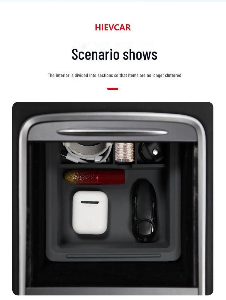 Ящик для хранения вещей в подлокотнике Tesla Model 3/Y