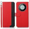 RFID Blocking Wallet Case for Huawei Mate 60 Pro Litchi Texture PU Leather Phone Cover