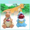Adorable Pvc Plush Doll Featuring Sitting Charizard And Mini Gator Design