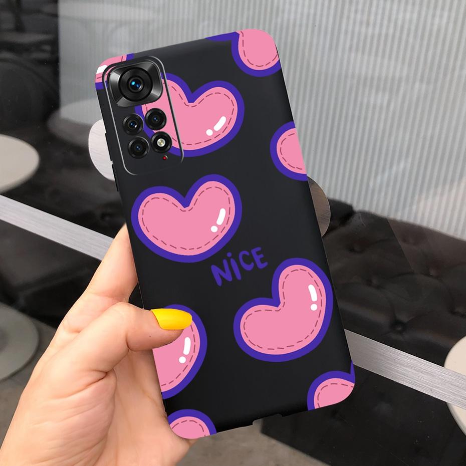 Чехол для Xiaomi Redmi Note 11 Pro Чехол Redmi Note 11 11S 4G Милый Узор Гелевый Силиконовый Мягкий Чехол Обложка Для Redmi Note11 S 11 Pro