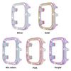 Watchband Glitter Plastic Case for Apple Watch Ultra Series 8 7 49mm 41mm 45mm Bumper for iWatch 6 SE 5 4 40mm 44mm Frame Protective Cover