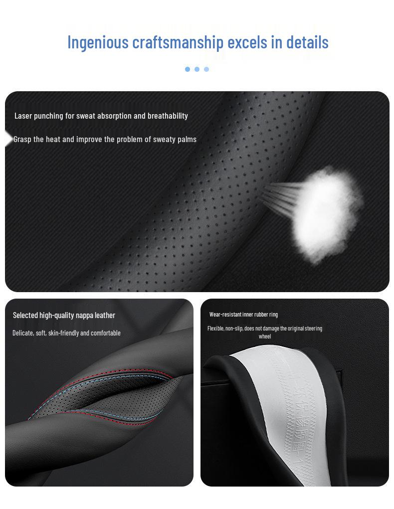 Geely Galaxy Starship Steering Wheel Cover for E5, E8, L6, L7, 7, 7EMI Models