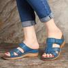 Summer Women Shoes Sandals Open Toe Sandals Anti-slip PU Leather Casual Female Platform Shoes Plus Size Women Slippers