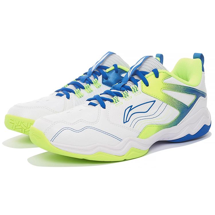 Кроссовки для бадминтона Li Ning Sound Waves Унисекс Низкие Стандартные Белый/Светло-голубой AYTS036-1