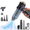 Wireless Handheld Car Vacuum Cleaner High Power 4 In 1 Blow Suction Inflate Deflate Rechargeable Portable For Car Home Outdoor