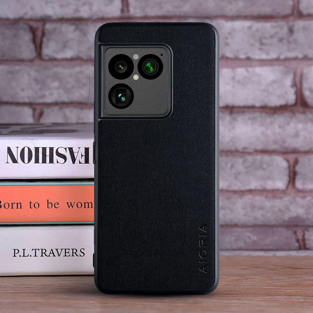 Case for Sony Xperia 1 VIII Textile Leather Fashion Soft TPU Hard PC 3 in1 material for Xperia 1 VIII Case funda Coqua