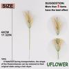 3/6pcs Artificial Plants Natural Artificial Wheat Ears Branch Autumn Home Decoration Wedding Bouquet Accessories Decor