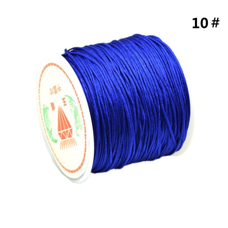 SHANGSHU 1 Roll 45mx0.88mm Nylon Cord Thread Chinese Knot Macrame Bracelet Braided Cord