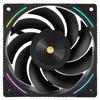 Производительный процессорный вентилятор Thermalright TL-K12R 120 мм, обратный поток воздуха, функция PWM, скорость 2150 об/мин, высококачественный восьмиугольный дизайн с ARGB-подсветкой,