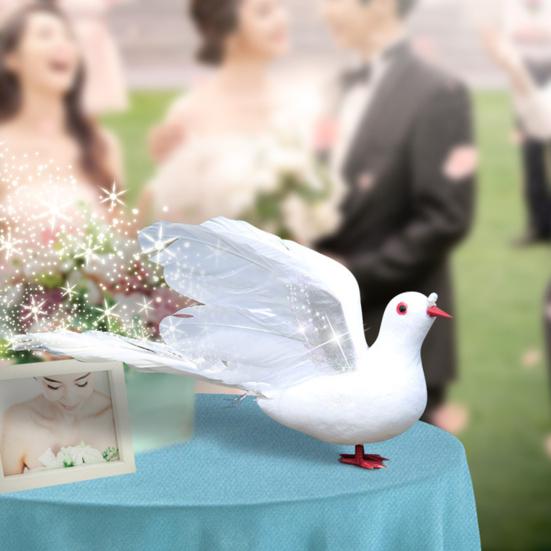 Моделирование голубя Очаровательные 3D глаза с блестками Дизайн Реалистичный яркий внешний вид Широкое применение