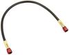 AC Performance Line Brake Hose Aluminum RED Universal Hose Smoke Hose Total Length 17.1 Inches (435 Mm) AC0435S