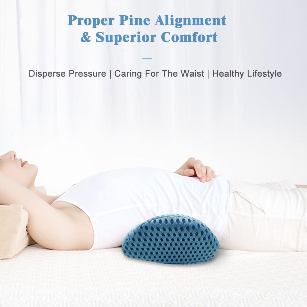 Подушка для спины из пены с эффектом памяти для поясницы, автокресло для дома и офиса