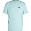 Футболка Train Essentials Stretch, мятный тон/черный, мужская уличная одежда IW3366