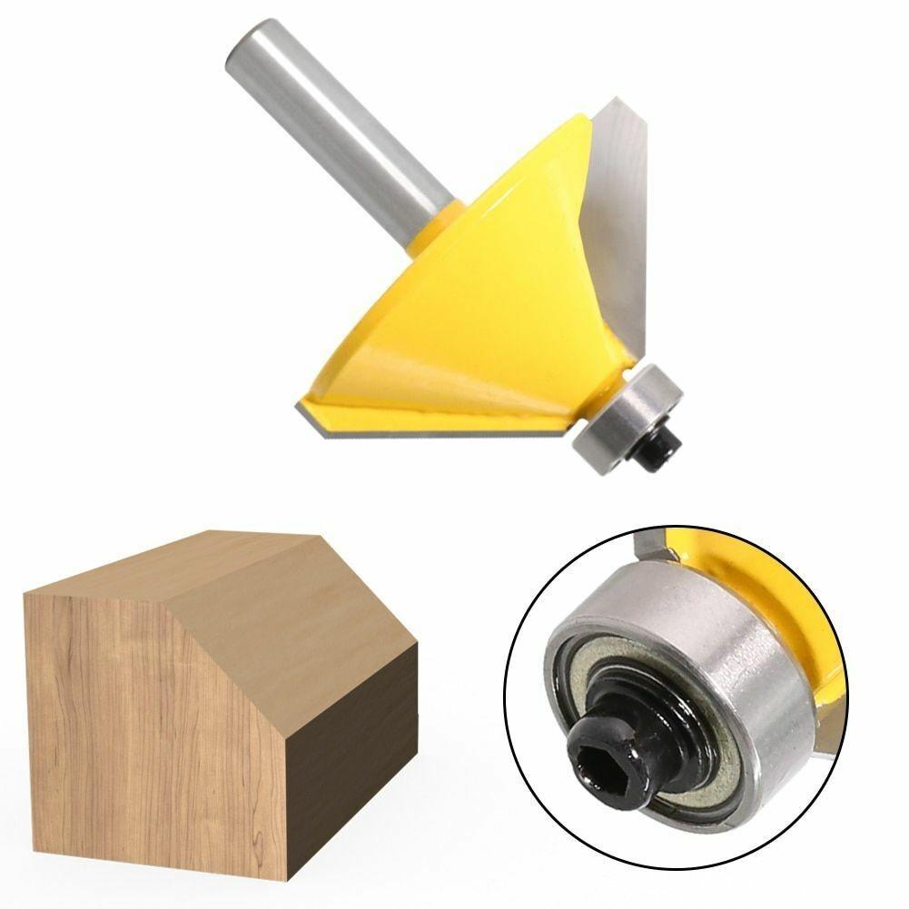 Концевая фреза с хвостовиком 8 мм и углом наклона 45 градусов