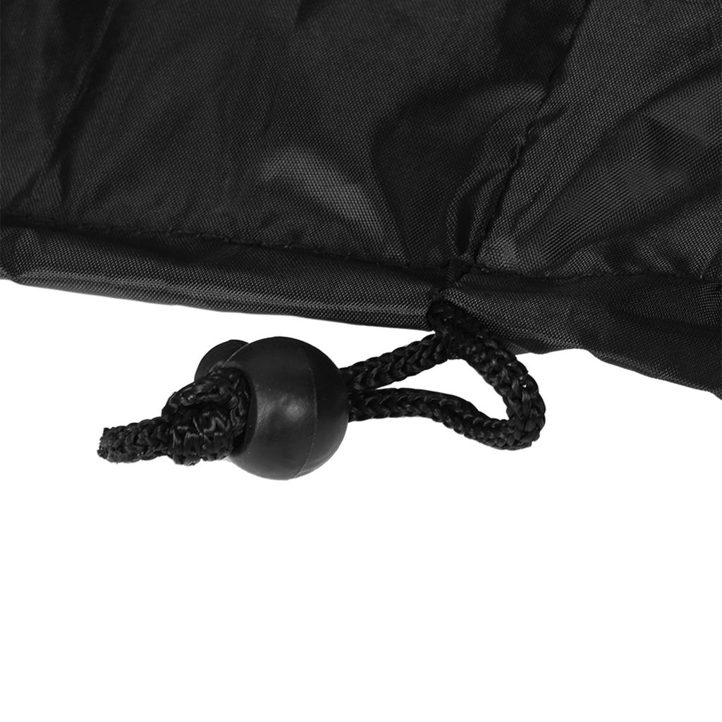 Waterproof Sturdy Covers Outdoor Deck Box Protective Cover Storage Benches Cover(Black)