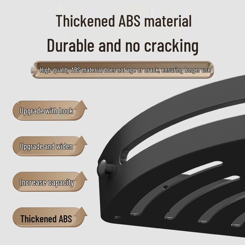 Угловая полка для ванной и держатель для полотенец без сверления