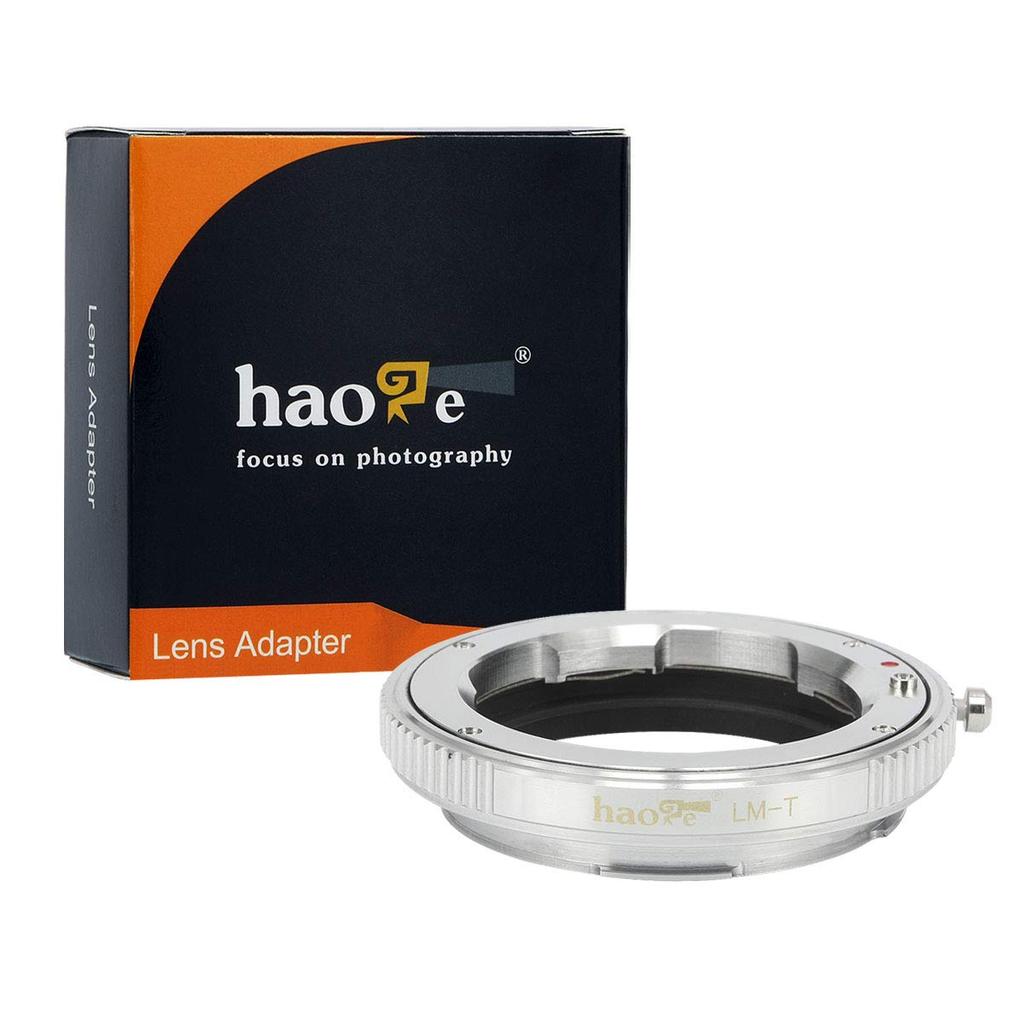 Ручной адаптер крепления объектива Haoge для объективов Leica M, Zeiss и Voigtlander VM на камеры Leica Typ CL, Typ and Panasonic LM, ZM, L-Mount T, 701, Typ701,