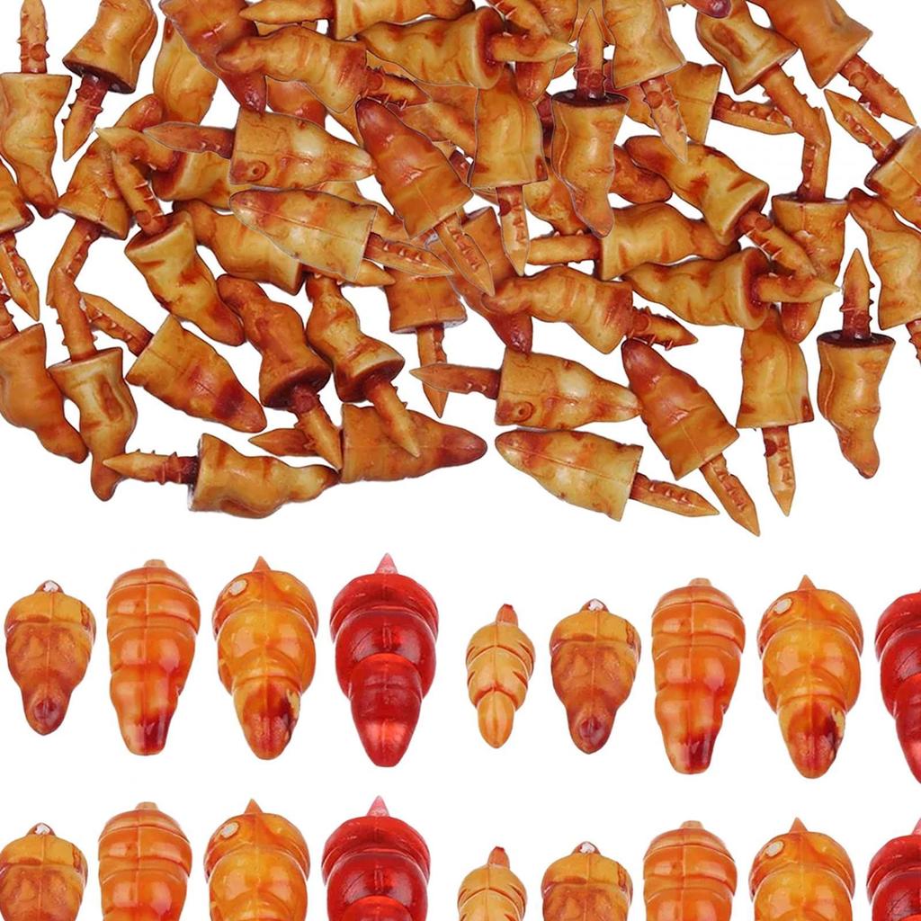 Assorted Snowman Nose, Toy Santa Claus Dolls Safety Noses, DIY Ornament Christmas Decoration