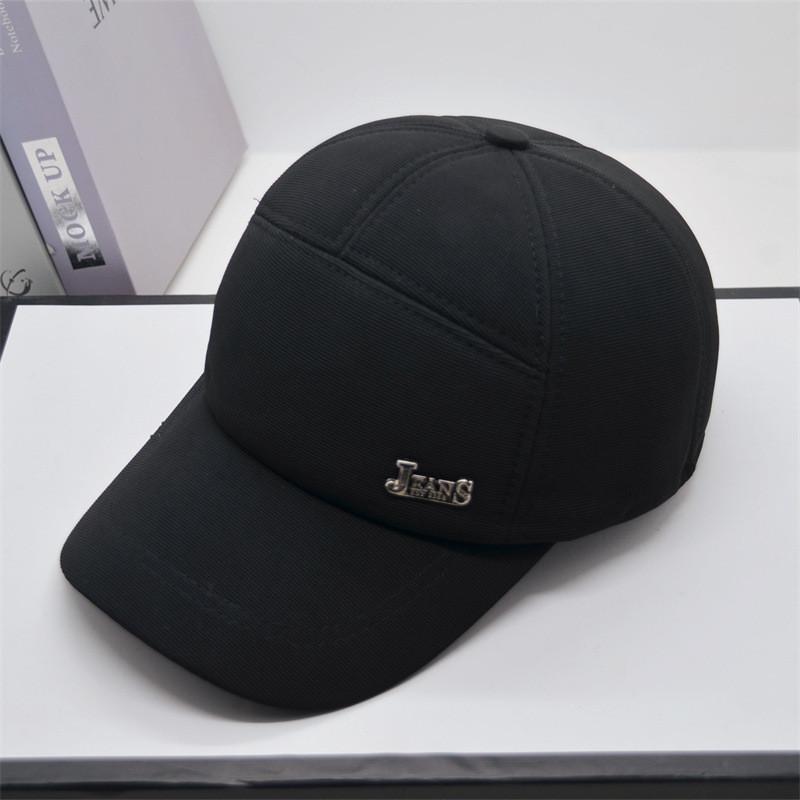 Printing Jeans Letter Baseball Hat Ear Protection Peaked Caps Gifts Outdoor