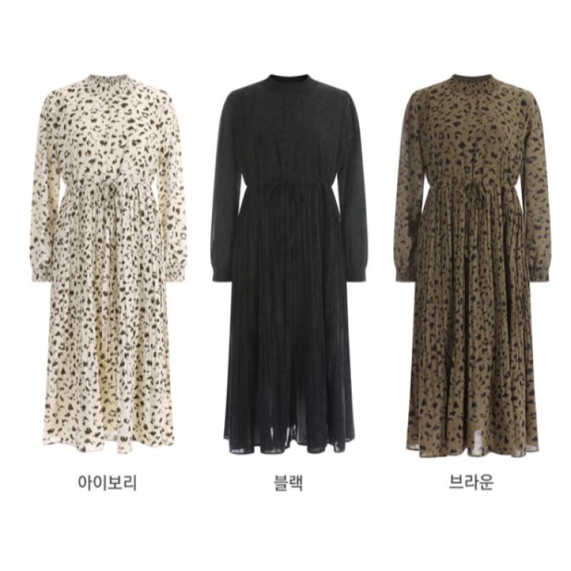 Shop Women S Leopard waiStStrap Pleated Long Sleeve Maxi dreSS Ivory Cp Wdr 16