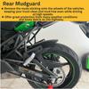Versys650 KLE650 Rear Hugger Fender Mudguard Wheel Cover Tire Splash Guard For Kawasaki Versys 650 2007-2025 Motor Accessories