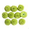 10pcs Artificial Silk Flower Heads Wedding Decoration Houses Crafts , Green