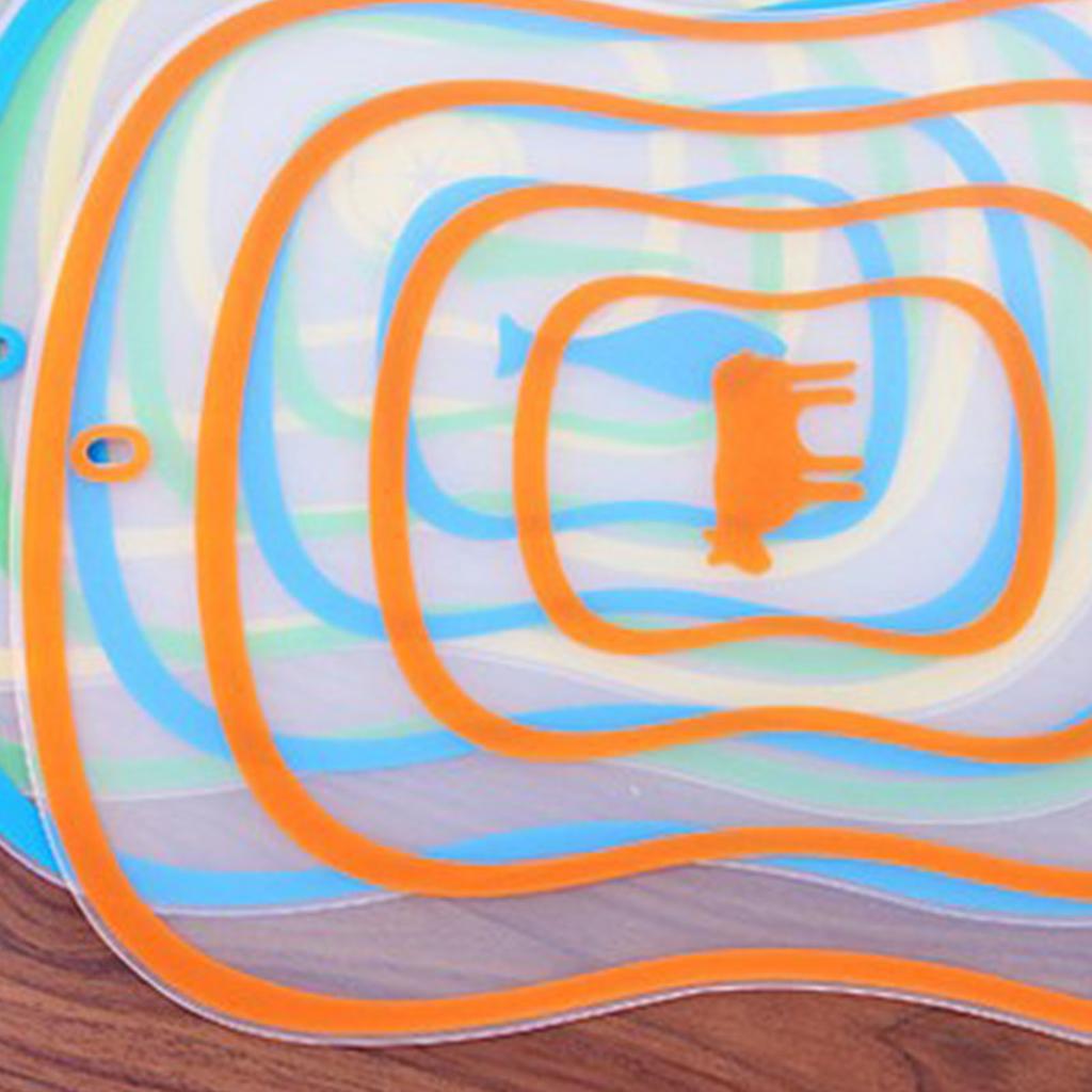 Cutting Board PP Flexible Anti Slip Matte Surface Versatile Cut Board for Vegetables Fruits Meats