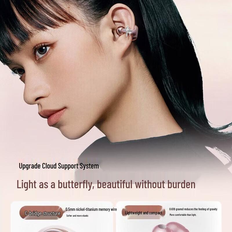 SANAG S6SNova Беспроводные спортивные наушники с открытым ухом, на зажиме, Bluetooth