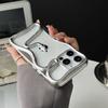 Electroplating hollow three-dimensional snake mobile phone case for Apple 16 trend 15/14/13 hollow 12/12PRO protective case