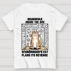 Schrodinger's Cat Escape Plan Cotton Summer Casual Cool Loose T-Shirt