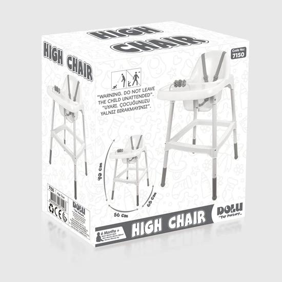 Белый стульчик для кормления для маленьких детей, стул для кормления, высокое качество, детские стульчики с ковриком для кормления