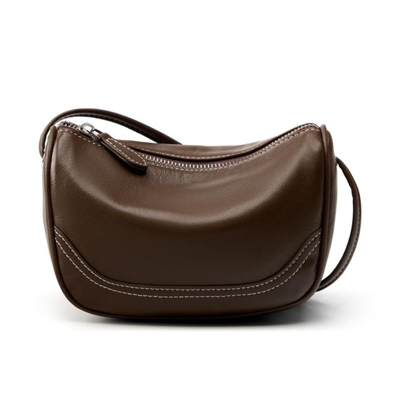 Сумка Zency Small из натуральной кожи, простая женская сумка через плечо