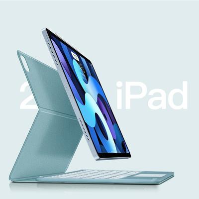 Двойной магнитный чехол-клавиатура для iPad Air 4 Pro 11 2020, сенсорная клавиатура и мышь для iPad Pro 11 дюймов, 10,9, смарт-чехол